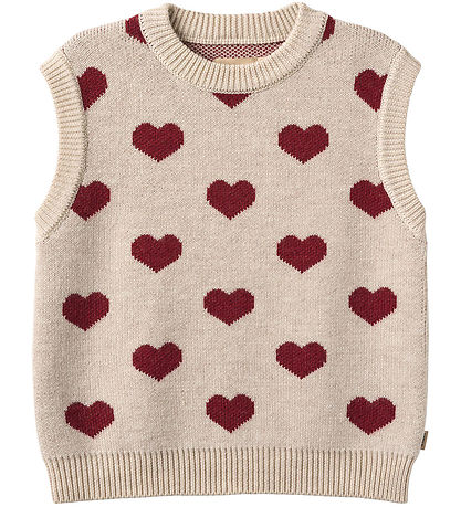 Wheat Blouse - Knitted - Gaby - Offwhite Melange