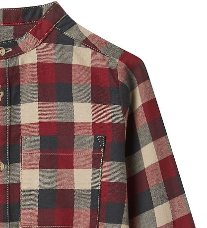 Wheat Skjorte - Willum - Red Blue Check