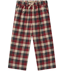 Wheat Bukser - Sasha - Red Blue Check Wheat Bukser - Sasha - Red Blue Check
