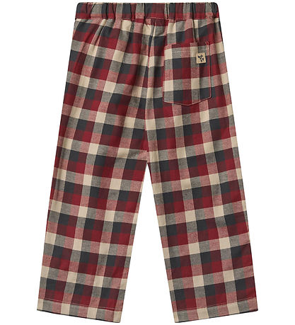 Wheat Bukser - Sasha - Red Blue Check