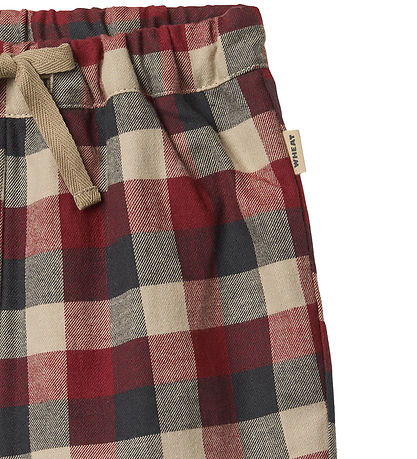 Wheat Bukser - Arne - Red Blue Check