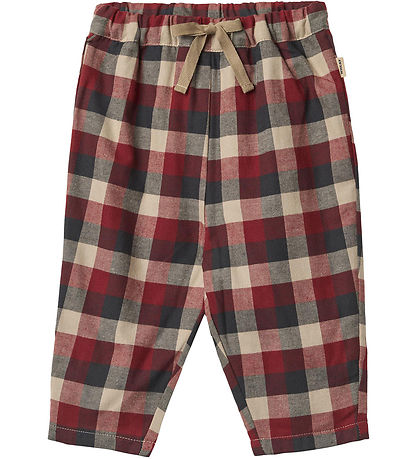 Wheat Bukser - Arne - Red Blue Check