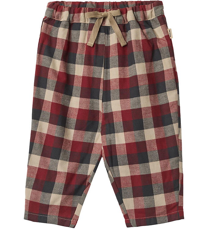 Wheat Bukser - Arne - Red Blue Check