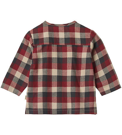 Wheat Skjorte - Shelby - Red Blue Check