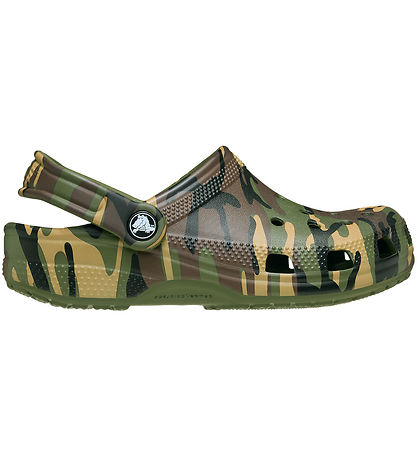 Crocs Sandaler - Classic Camouflage Clog K - Army Green/Multi
