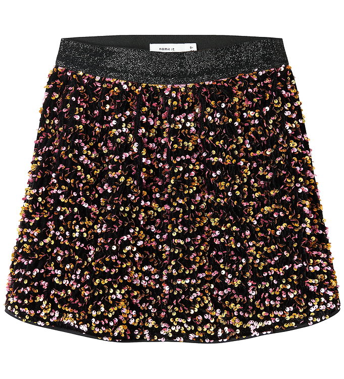 Name It Nederdel - NkfRunica - Gold Colour m. Palietter