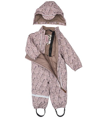 Mikk-Line Schneeanzug - Recycelt - PU - AOP - Cloud Grau