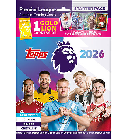 Fodboldkort - Topps Premier League Starter Pack