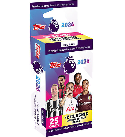 Football Cards - Topps Premier League - Eco Pack - 27 Card