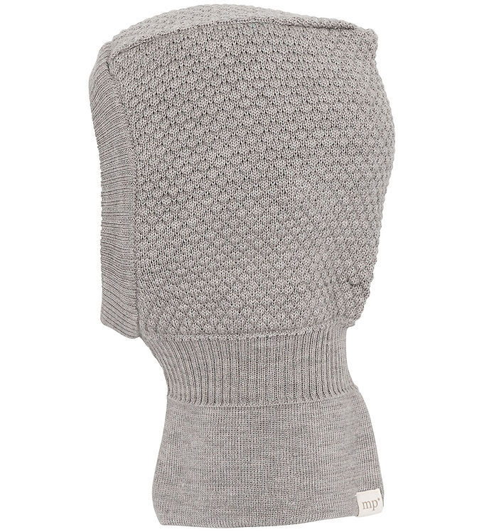 MP Elefanthue - 2-lags - Uld - Windstopper - Gråmeleret
