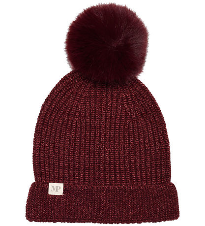 MP Hue m. Kvast - Uld - Wine Red