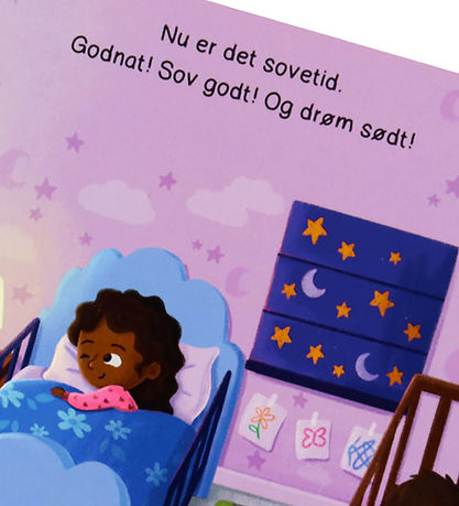 Forlaget Bolden Billedbog - Godnat Bog - Over 50 Aftagelige Klis