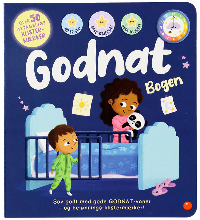 Forlaget Bolden Billedbog - Godnat Bogen - 50+ Klistermærker