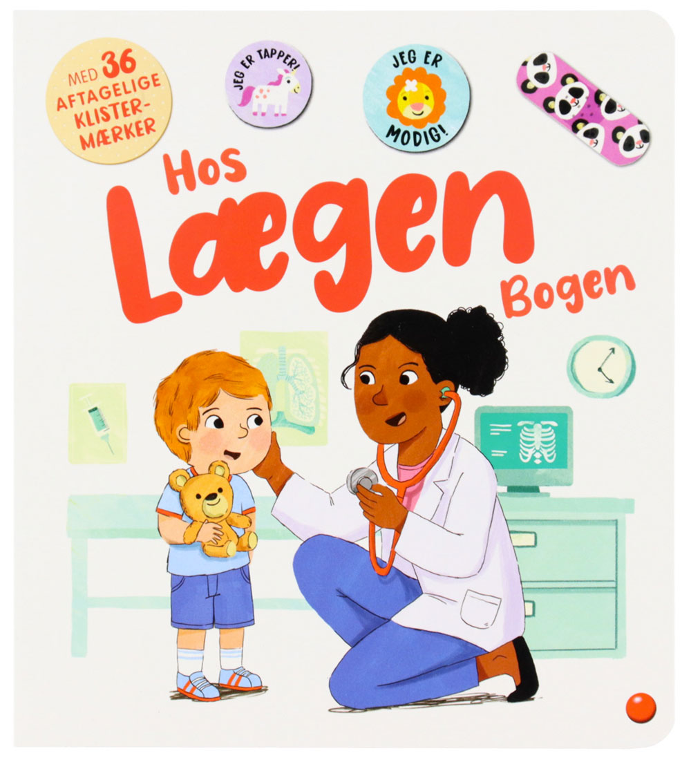 Forlaget Bolden Bilderbuch - Beim Arzt Buch - 36 Stickers - Forlaget Bolden - One Size - Bilderbuch