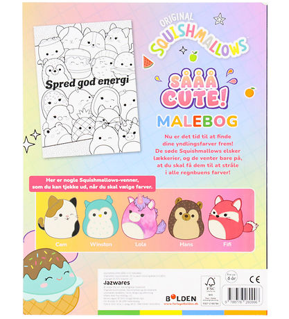 Forlaget Bolden Malebog - Sååå Cute! Original Squishmallows