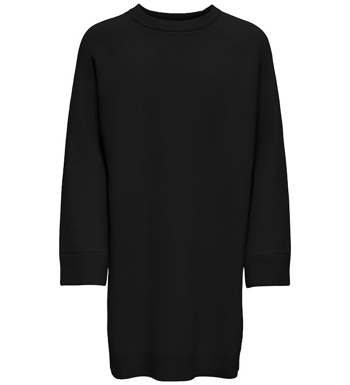 Kids Only Kjole - Strik - Viskoseblanding - KogKelly - Black