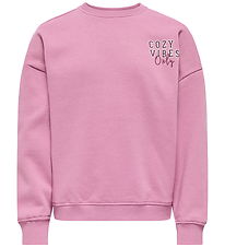 Kids Only Sweatshirt - KogBila - Mauve Orchid/Cozy