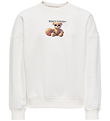 Kids Only Sweatshirt - KogBila - Egret/Sport