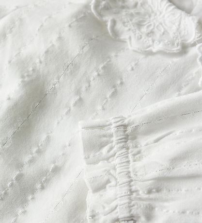 Name It Skjortebody - NbFRixi - Bright White/Lurex