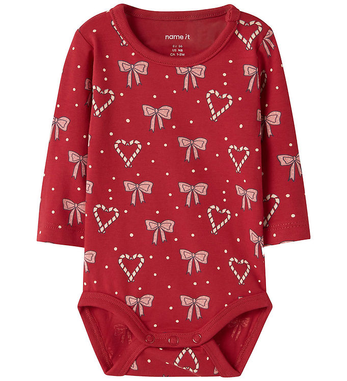 Name It NbfRi Langærmet Body - Jester Red