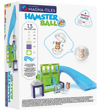 Magna-Tiles Magnetsæt - 13 Dele - Hamster Wheel