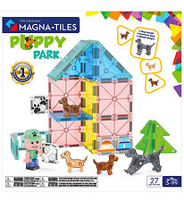 Magna-Tiles Magnetsæt - 27 Dele - Doggy Daycare + MicroMAGS  Magna-Tiles Magnetsæt - 27 Dele - Doggy Daycare + MicroMAGS