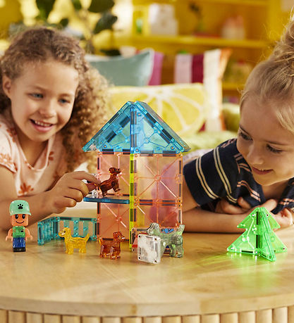 Magna-Tiles Magnetsæt - 27 Dele - Doggy Daycare