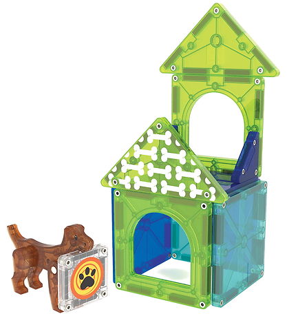 Magna-Tiles Magnetsæt - 13 Dele - Dog House