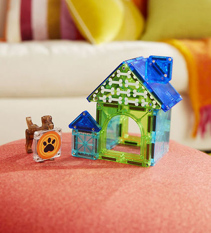 Magna-Tiles Magnetsæt - 13 Dele - Dog House