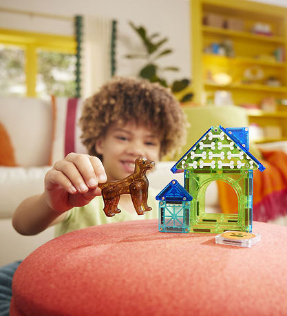 Magna-Tiles Magnetsæt - 13 Dele - Dog House
