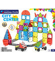Magna-Tiles Magnetsæt - 110 Dele - City Center + MicroMAGS