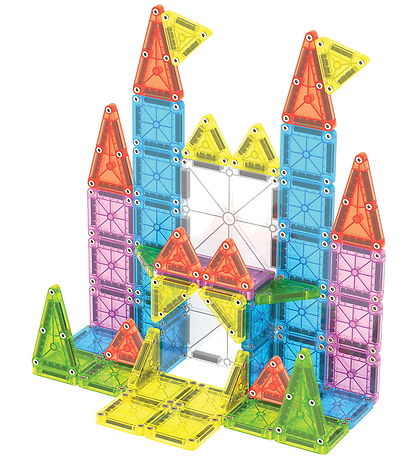 Magna-Tiles Magnetsæt - 55 Dele - Deluxe Travel Set + MicroMAGS