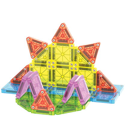 Magna-Tiles Magnetsæt - 55 Dele - Deluxe Travel Set + MicroMAGS