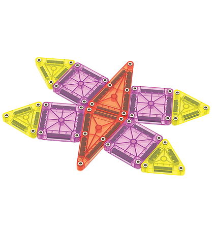 Magna-Tiles Magnetsæt - 55 Dele - Deluxe Travel Set + MicroMAGS