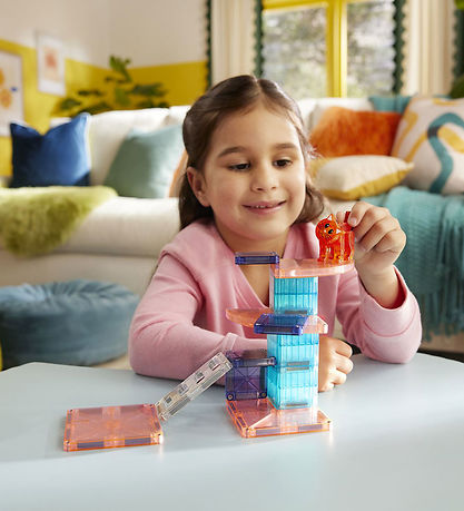Magna-Tiles Magnetsæt - 13 Dele - Cat Tree + MicroMAGS