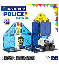 Magna-Tiles Magnetsæt - 20 Dele - Police Patrol Magna-Tiles Magnetsæt - 20 Dele - Police Patrol