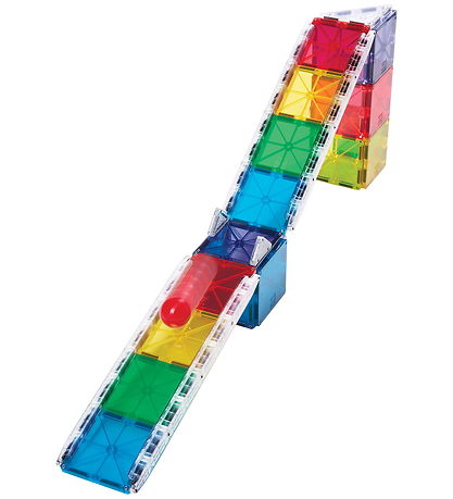Magna-Tiles Magnetsæt - 33 Dele - Small Rail Racer + MicroMAGS