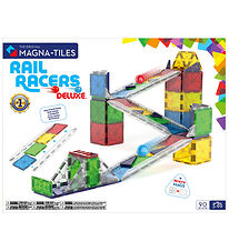 Magna-Tiles Magnetsæt - 90 Dele - Rail Racer + MicroMAGS Magna-Tiles Magnetsæt - 90 Dele - Rail Racer + MicroMAGS