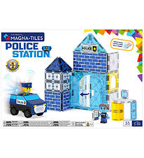 Magna-Tiles Magnetsæt - 35 Dele - Police Station + MicroMAGS Magna-Tiles Magnetsæt - 35 Dele - Police Station + MicroMAGS