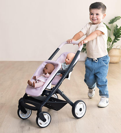 Smoby Maxi-Cosi - Tvillingedukkevogn - Pink