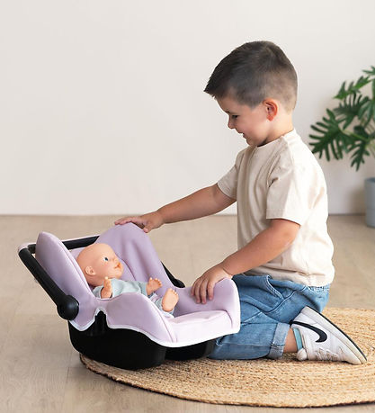 Smoby Autostol Til Dukker - Maxi-Cosi - Pink