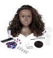 Smoby Frisørdukke m. Tilbehør - My Beauty Afro - 23 Dele