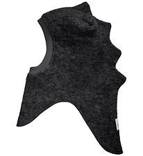 Huttelihut Elefanthue - Uld - 2-lags - Dark Grey Melange