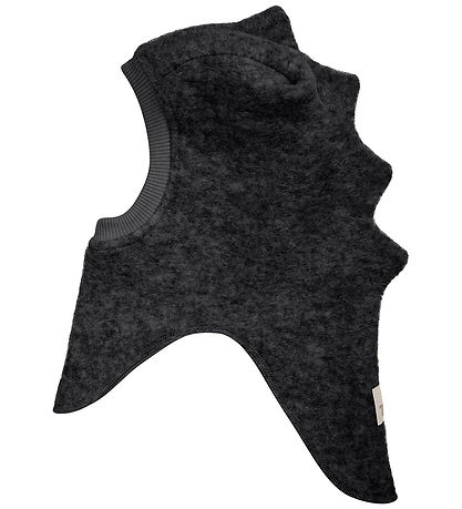 Huttelihut Elefanthue - Uld - 2-lags - Dark Grey Melange