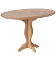 Maileg Miniature Ovalt bord - Natur