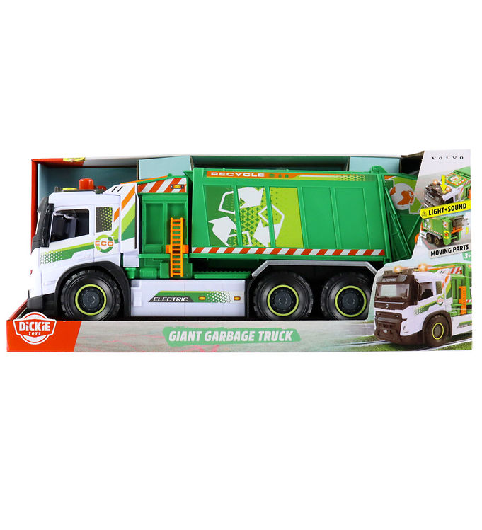 Dickie Toys Arbejdsmaskine - Stor Skraldebil - Lys/Lyd
