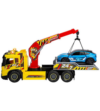 Dickie Toys Lastbil - Giant Tow - Lys/Lyd