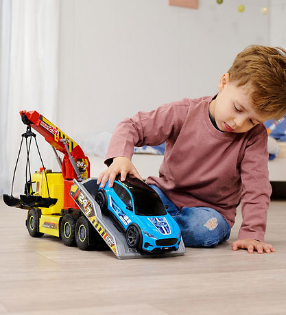 Dickie Toys Lastbil - Giant Tow - Lys/Lyd