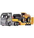 Majorette Arbejdsmaskiner - Volvo Lastbil m. Hjullæsser Majorette Arbejdsmaskiner - Volvo Lastbil m. Hjullæsser