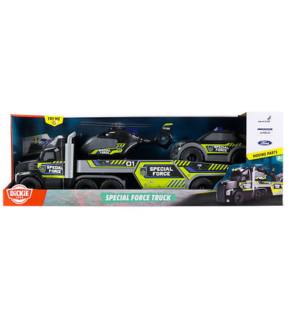 Dickie Toys Arbejdsmaskine - Special Force Truck - Lyd/Lys